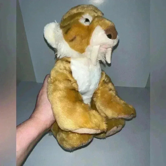 Sabertooth Tiger Plush BAB Prehistoric Cat Stuffed Animal Build a Bear 17" - Picture 5 of 5
